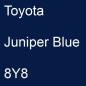 Preview: Toyota, Juniper Blue, 8Y8.